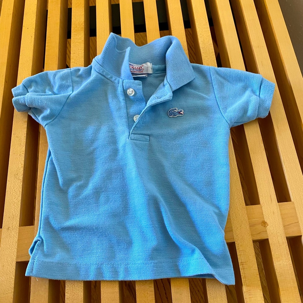 Lacoste Baby Blue Polo Shirt 18 mos
